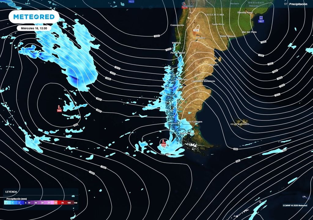 lluvias previstas Las precipitaciones vuelven a aparecerse por Chile. La semana de la Patria ganará varios frentes cruzando por el país.