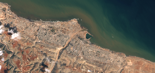 Secuelas del ciclón Daniel en Derna, Libia