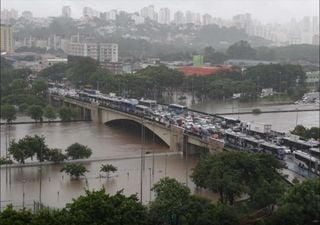 Segunda-feira de caos devido as chuvas na Grande São Paulo