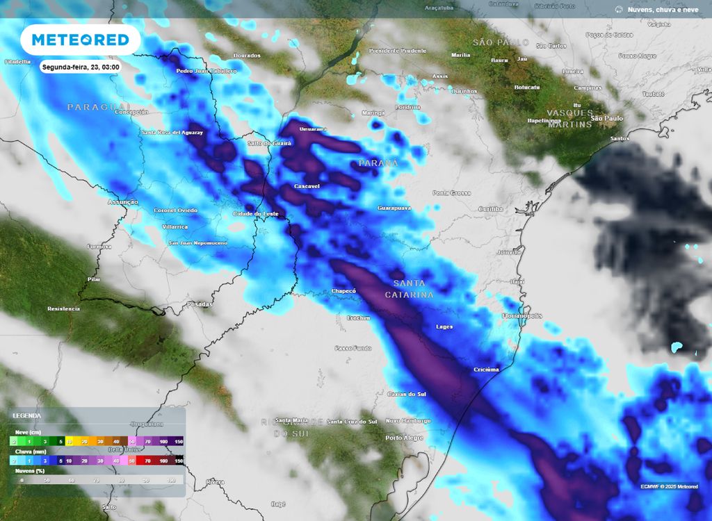 tempo severo tempestades