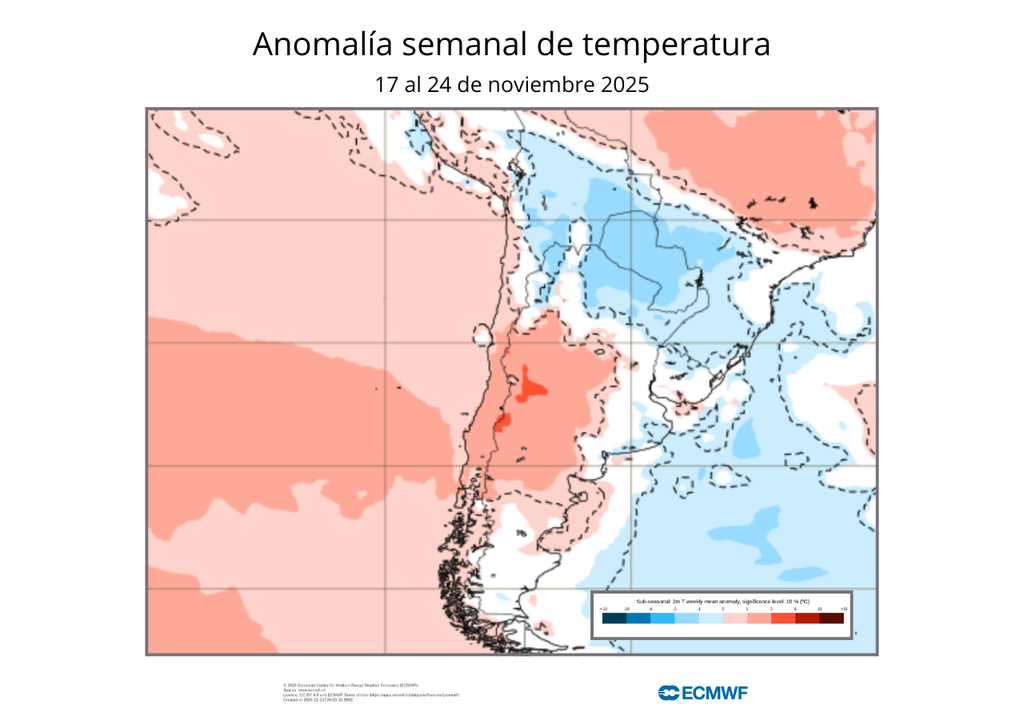 Pronóstico segunda quincena de noviembre 2025, Meteored, Chile Pronóstico segunda quincena de noviembre 2025, Meteored, Chile