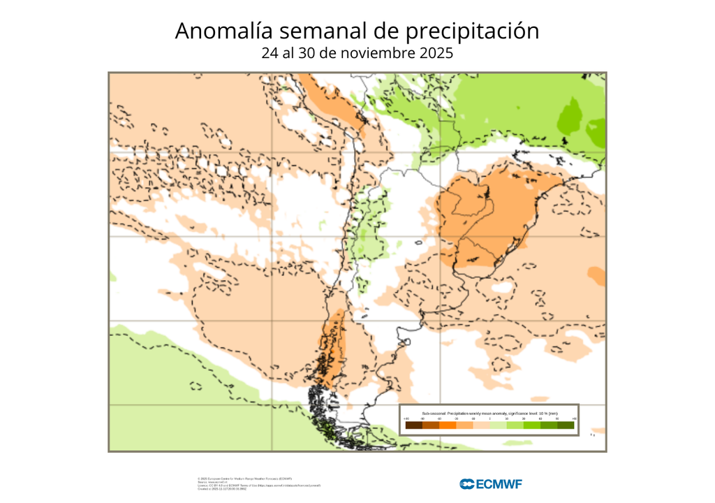 Pronóstico segunda quincena de noviembre 2025, Meteored, Chile Pronóstico segunda quincena de noviembre 2025, Meteored, Chile