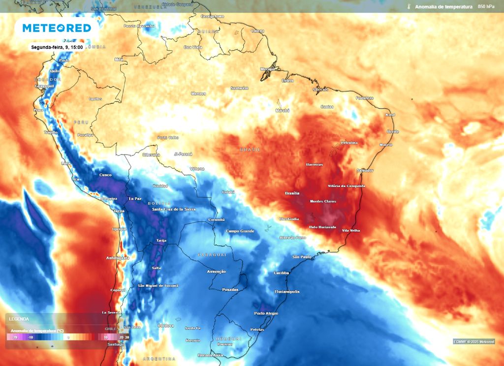 Massa de ar polar alcança Região Norte nesta segunda-feira (9).