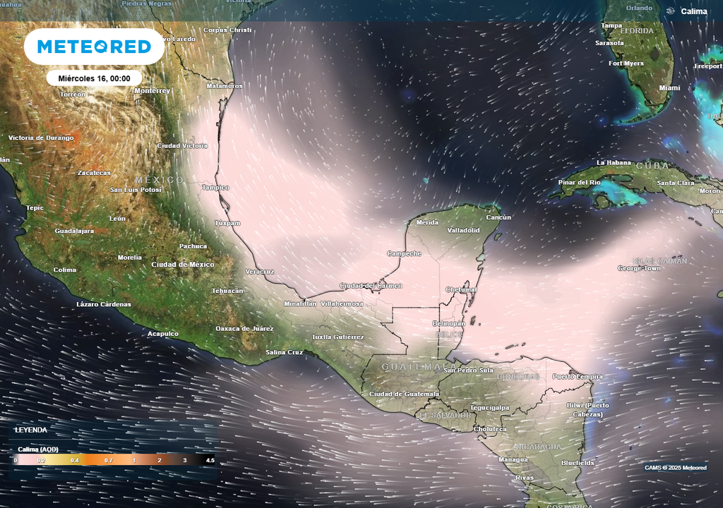 Pronóstico de calima (AOD) Pronóstico de calima (AOD)