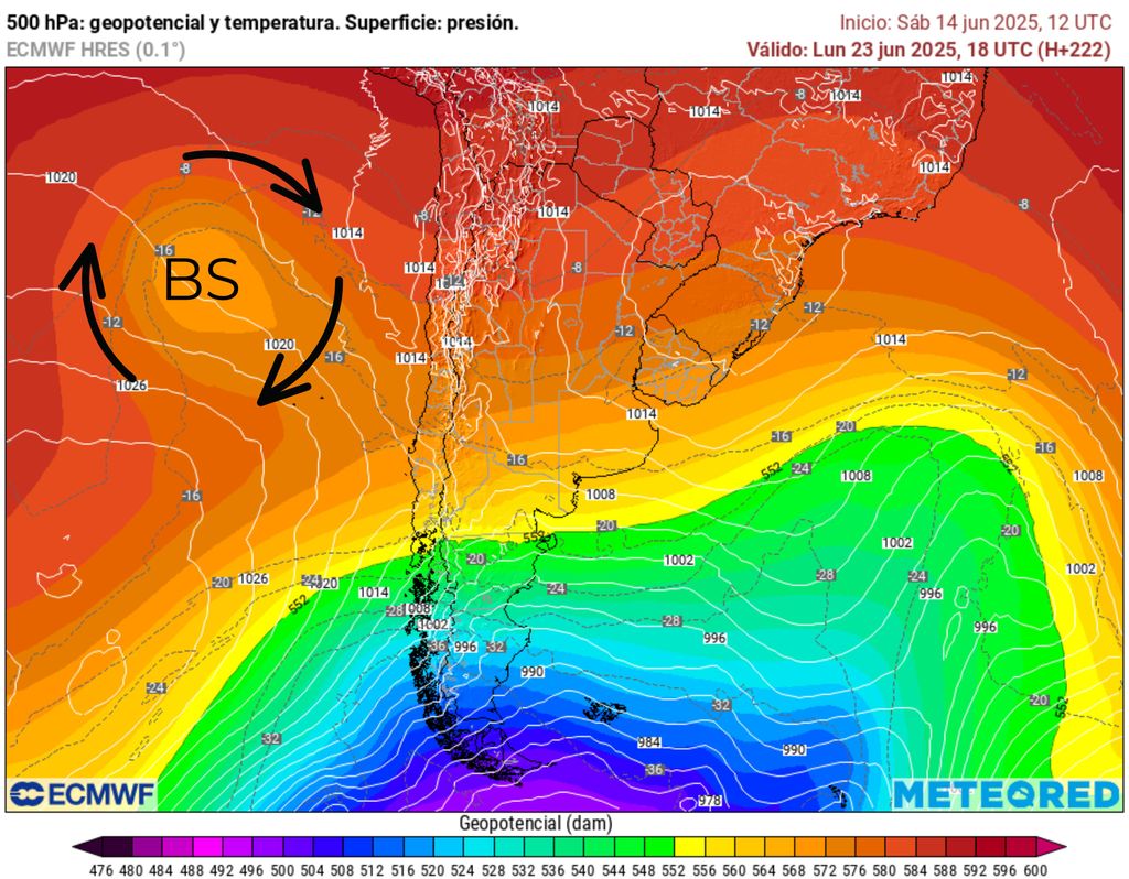 mapa de 805 hPa.