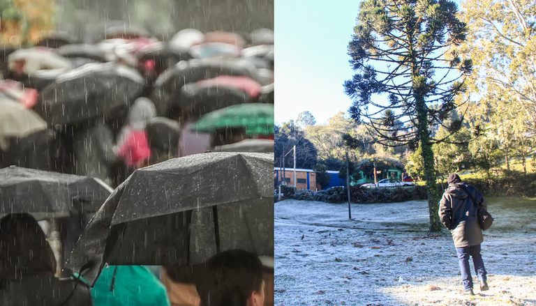 Segunda quinzena de junho: frio se espalha pelo pa&iacute;s e chuvas continuam acima da m&eacute;dia