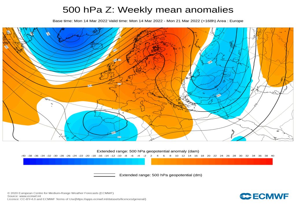 ECMWF Geopotential Anomaly