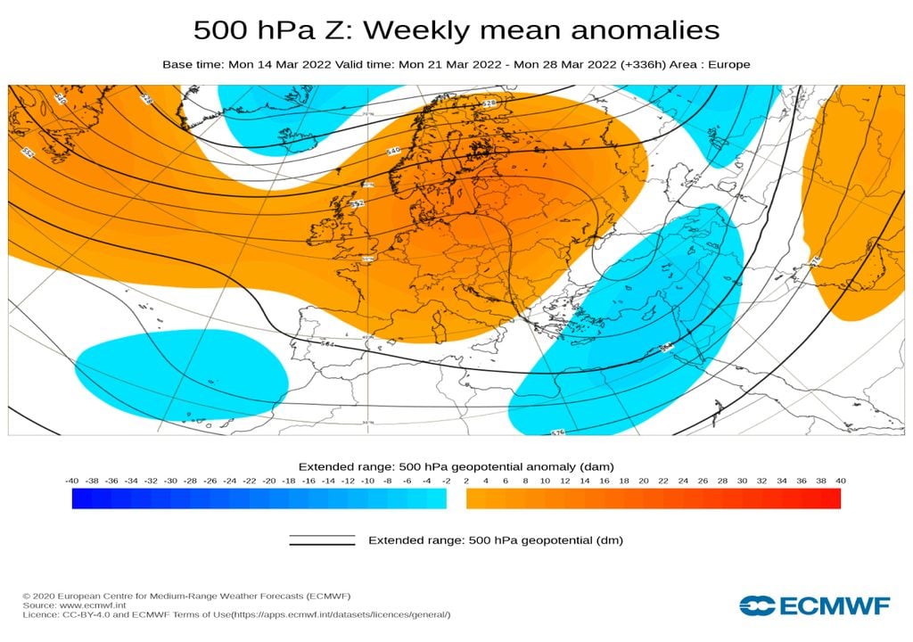 ECMWF geopotential anomaly