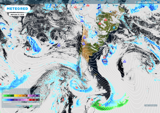 Seis ondas frontales llegar&aacute;n a Chile esta semana: dejar&aacute;n lluvias y fuertes vientos en algunos sectores del pa&iacute;s
