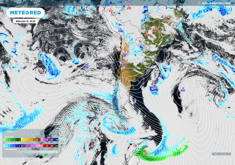 Seis ondas frontales llegar&aacute;n a Chile esta semana: dejar&aacute;n lluvias y fuertes vientos en algunos sectores del pa&iacute;s