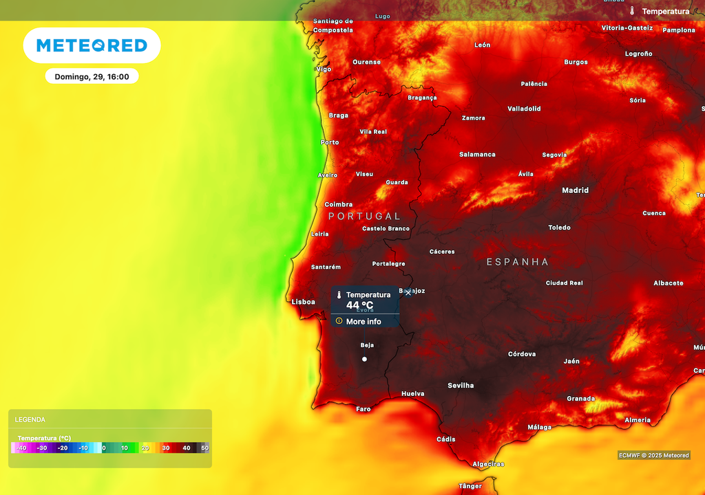 Ausência de nortada e entrada de massas de ar quente elevam as temperaturas Ausência de nortada e entrada de massas de ar quente elevam as temperaturas