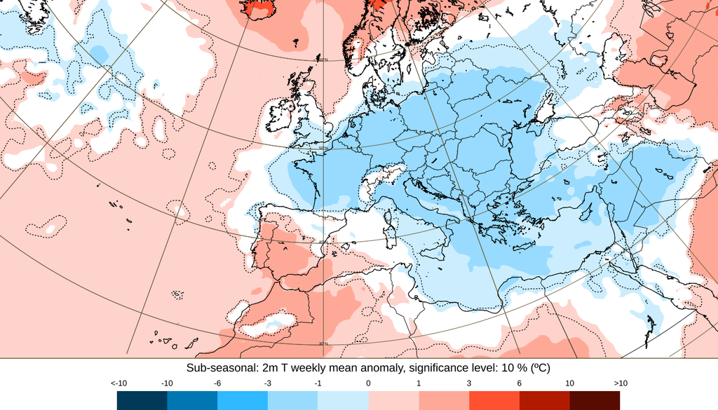 La semaine du 2 au 8 novembre pourrait être plus fraîche que la normale en France et en Europe La semaine du 2 au 8 novembre pourrait être plus fraîche que la normale en France et en Europe