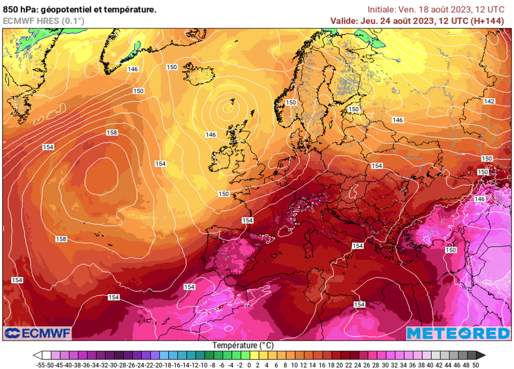 Un fort conflit de masse d'air va favoriser le développement d'orages violents.