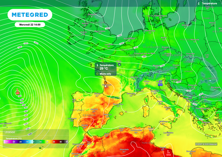 Semaine prochaine en France : une m&eacute;t&eacute;o printani&egrave;re ou bien fra&icirc;che ?
