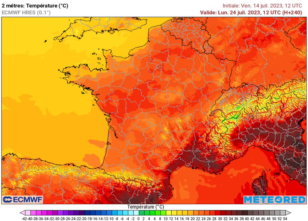 La canicule pourra perdurer jusqu'au 24 juillet au moins dans le Sud-Est.