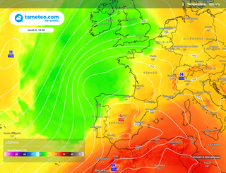 Semaine prochaine en France : perturbations pluvieuses et orageuses suivies de fortes chaleurs ?