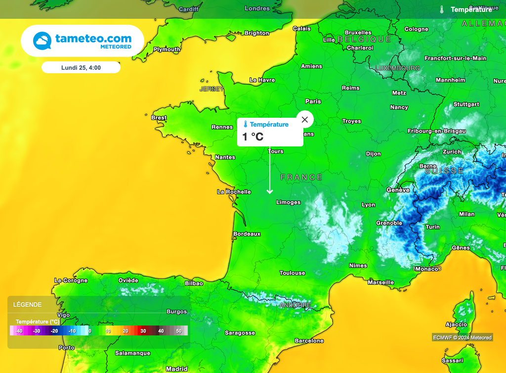 Lundi matin, des gelées matinales pourront s'observer en direction des plaines sur une grande partie de la France. Lundi matin, des gelées matinales pourront s'observer en direction des plaines sur une grande partie de la France.