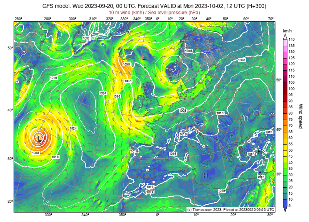Progressivement, les conditions pourront se montrer plus fraîches pour début octobre. A confirmer dans les prochaines tendances.