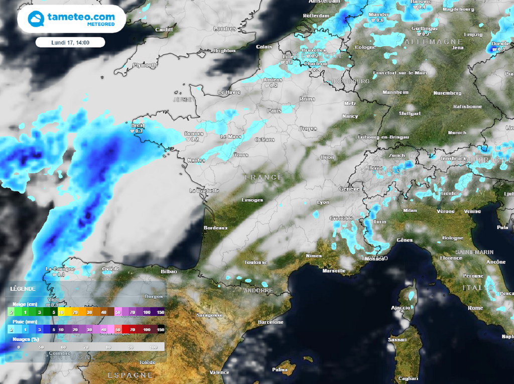 Les conditions se dégraderont fortement en début de semaine prochaine avec le retour de la pluie et des orages...
