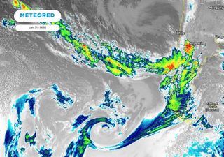 Comienza una semana de abundantes lluvias en el sur de Chile