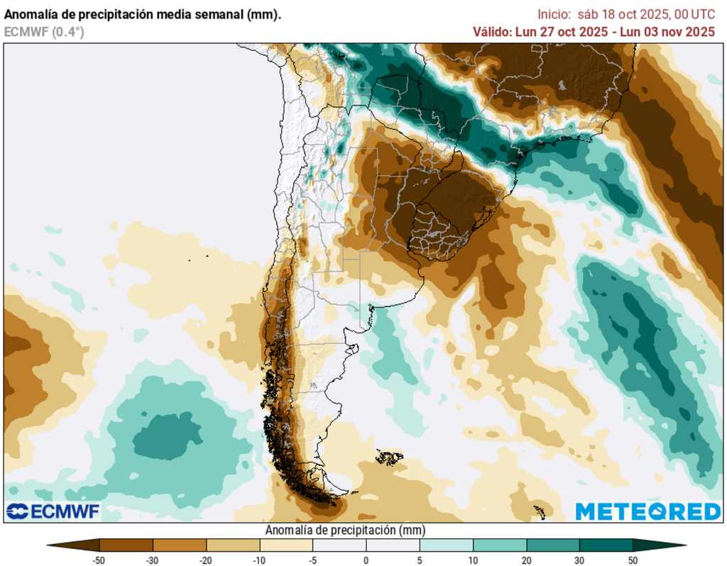 mapa de anomalía semanal.