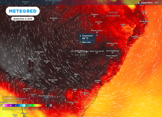 Semana com onda de calor, temperaturas muito acima dos 40°C e alerta de tempestades severas no Rio Grande do Sul