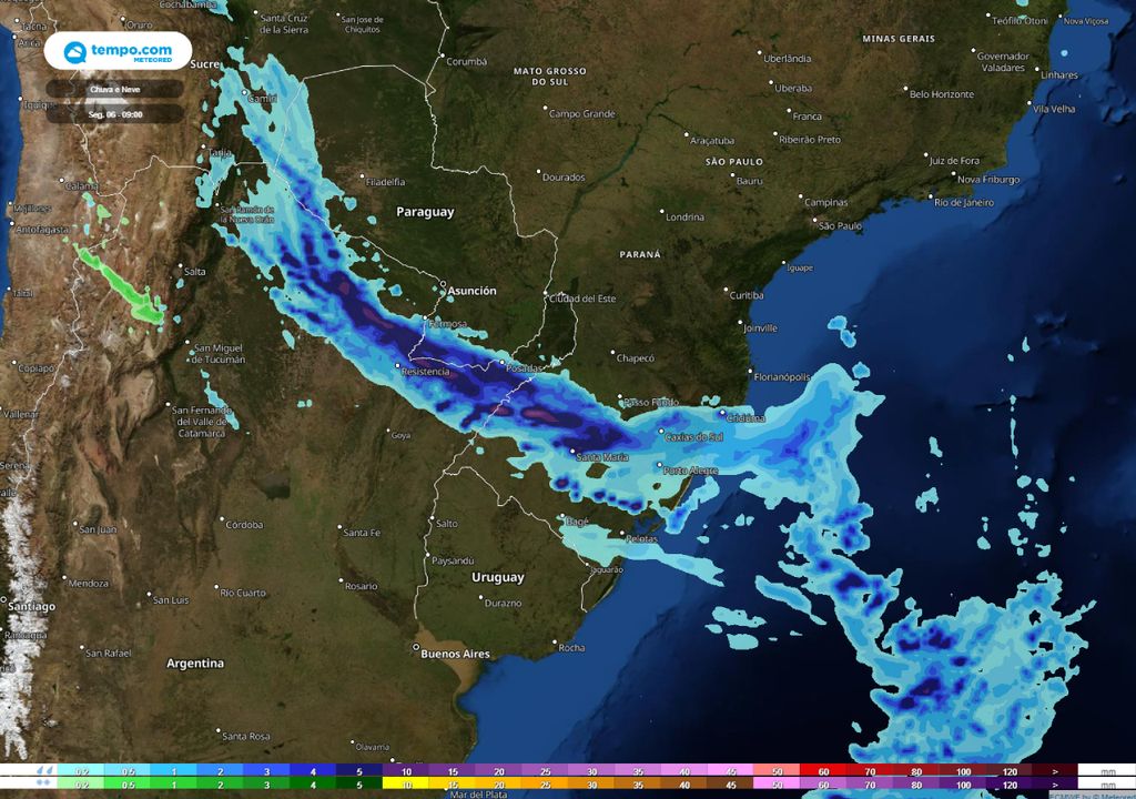 alerta chuvas volumosas
