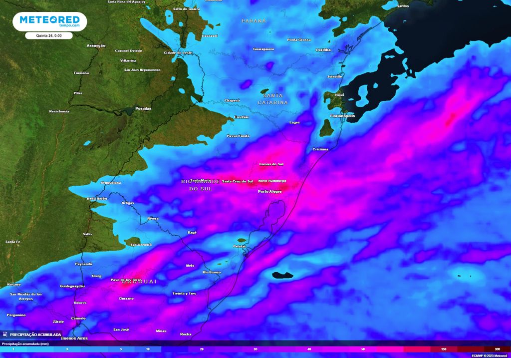 alerta de chuvas intensas e tempestades.