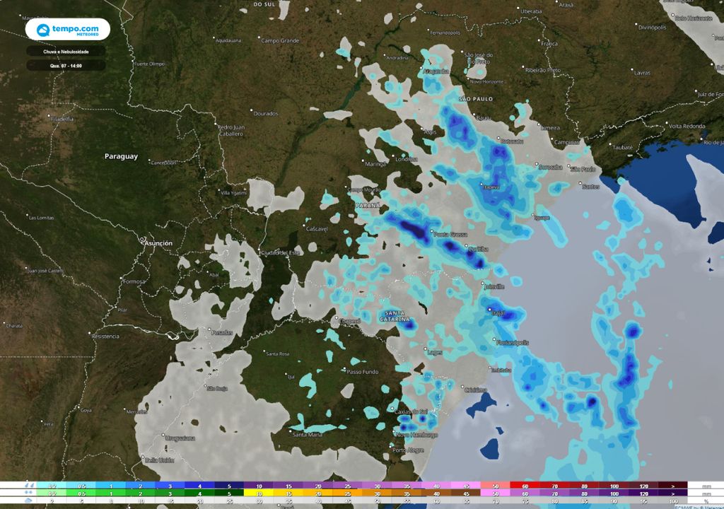 alerta de temporais feriado 7 de setembro