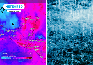 Semana con lluvias intensas y posibles inundaciones en la Pen&iacute;nsula de Yucat&aacute;n