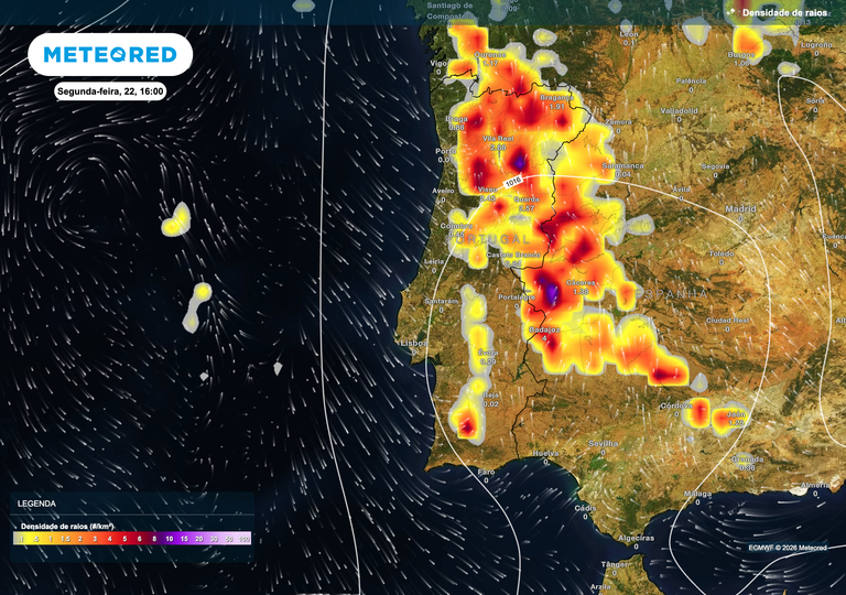 Semana de calor intenso em Portugal marcada por aguaceiros e trovoadas: eis as regi&otilde;es mais afetadas e at&eacute; quando