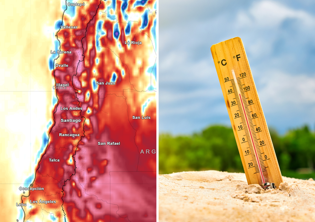 temperatura y termómetro.