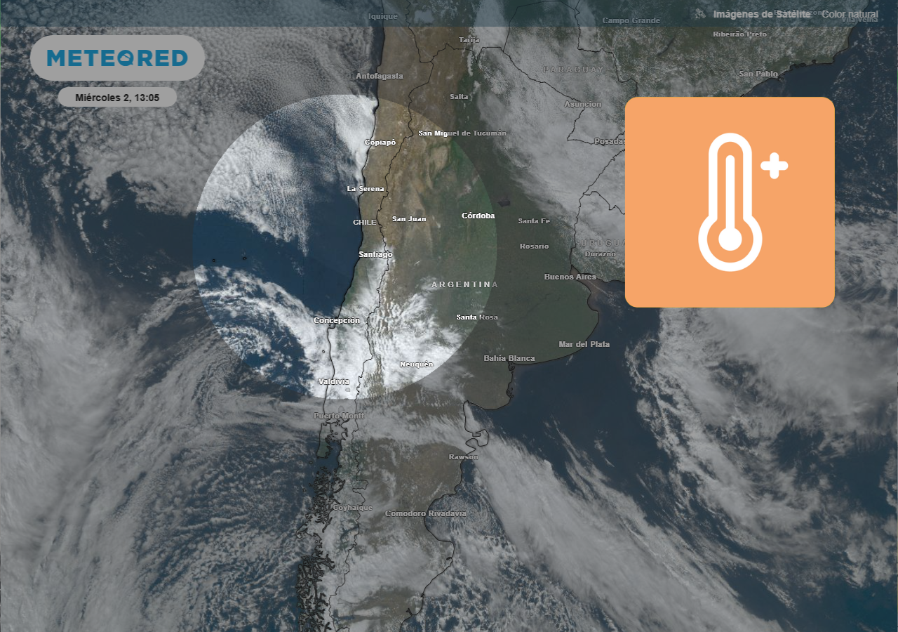 Cambios climáticos marcan la semana en Chile central