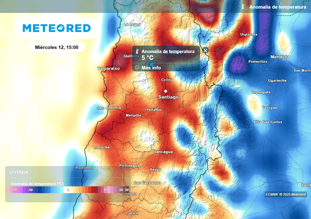 Anomalías de temperaturas