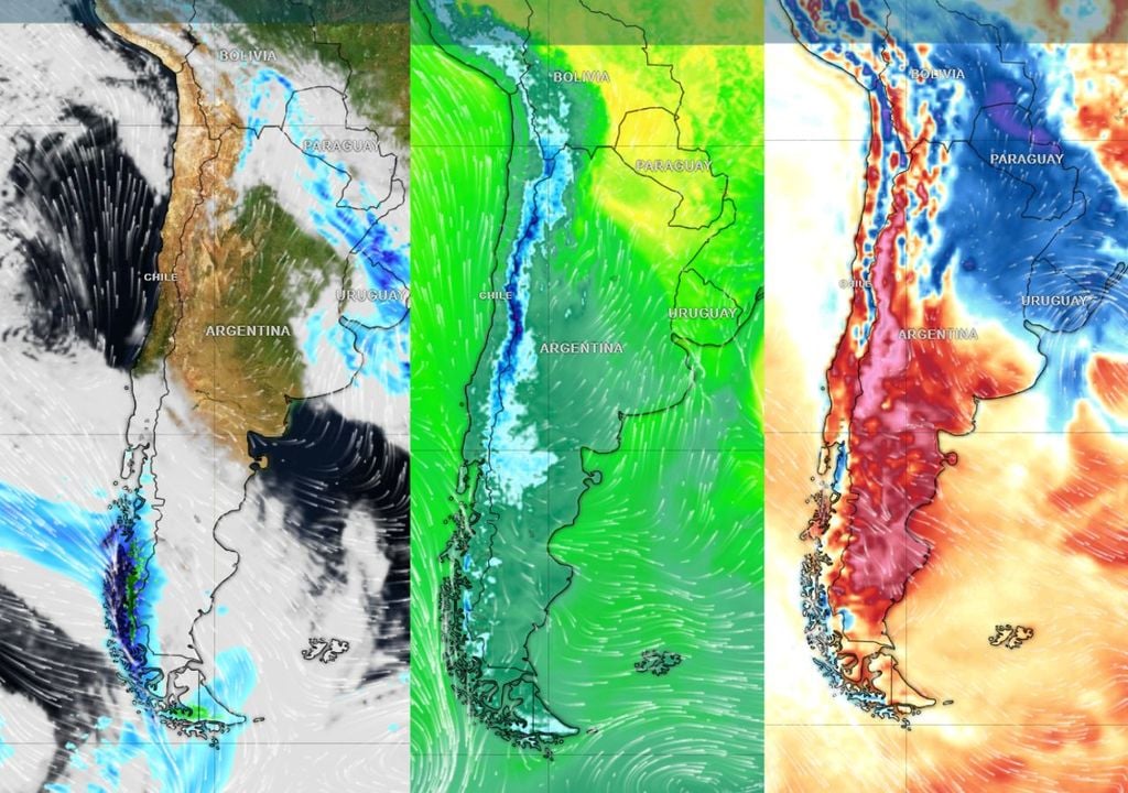 mapa precipitaciones/ temperatura /anomalía de temperatura (ECMWF) mapa precipitaciones/ temperatura /anomalía de temperatura (ECMWF)