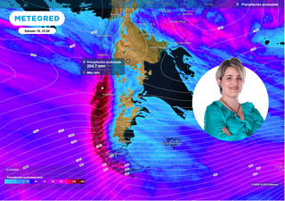 Semana de feriado con lluvias de hasta 200 mm y bruscos cambios de temperatura: pronóstico de Laura Batista para Chile