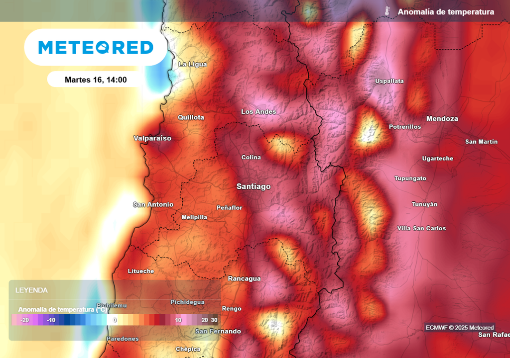 Anomalías de temperaturas