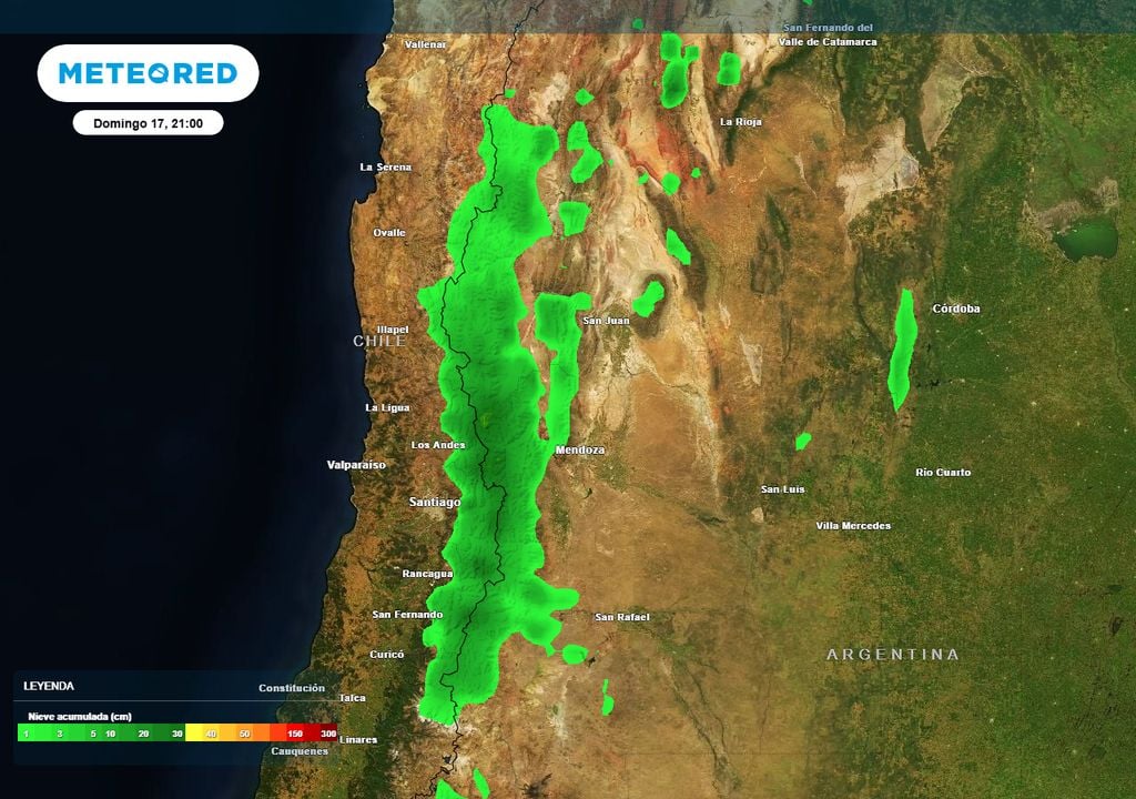 Este fin de semana, las nevadas dirán presente en las zonas precordilleranas de Cuyo y el NOA, y también en las sierras de Córdoba y San Luis