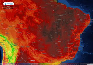 Semana de muito calor para parte do Centro-Oeste, Sudeste, Norte e Nordeste