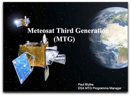Semana De Presentaciones Sobre El Futuro Satélite Meteorológico Europeo, Mtg. Actualización