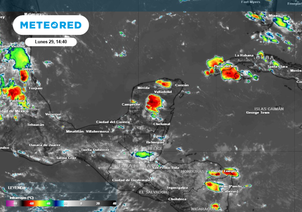 El mes de julio iniciará con tormentas muy fuertes en la Península de Yucatán.