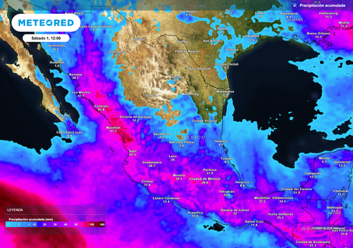 Semana del 27 de julio al 2 de agosto de intensas lluvias hasta en 15 estados, as&iacute; como calor extremo al Norte de M&eacute;xico