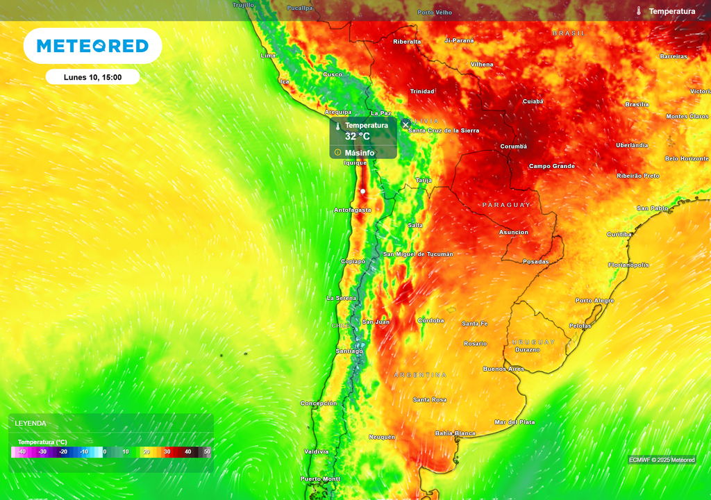 mapa de temperaturas. mapa de temperaturas.