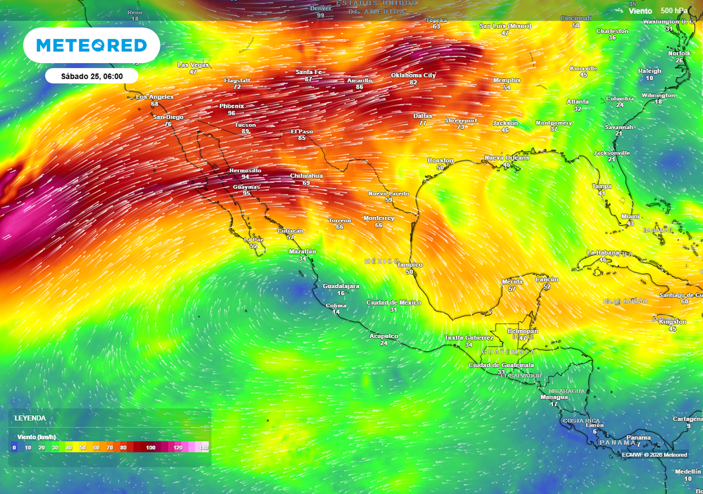 Un anticiclón estará dominando el tiempo en México conforme pase la semana, generando la posible primera Ola de Calor en México.