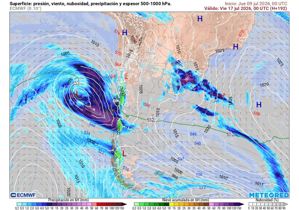 Segundo sistema frontal dejaría lluvias en las zonas centro y sur de Chile la próxima semana Segundo sistema frontal dejará más lluvias en la zona centro-sur de Chile.