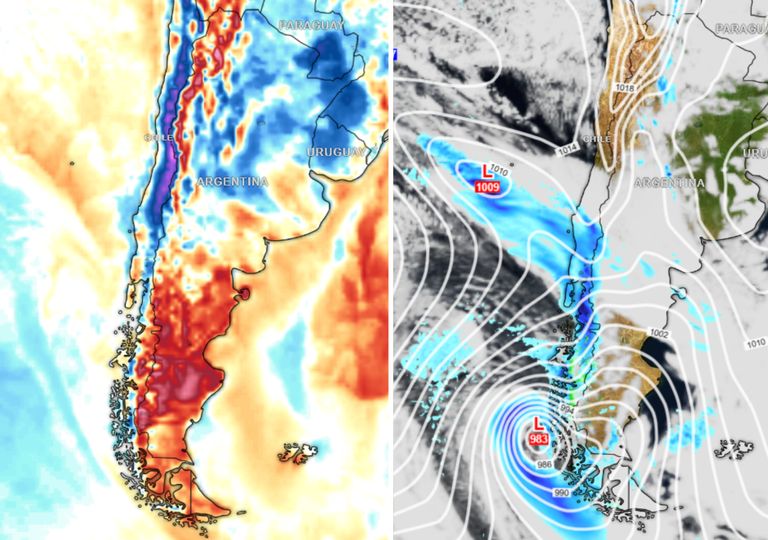 Semana inicia cálida con chubascos en cordillera central mientras el fin de semana sistema frontal llegaría a O'Higgins