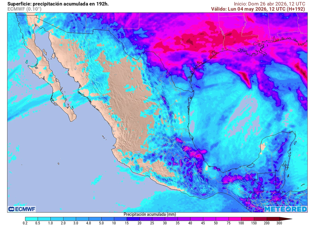 De lunes a viernes, las lluvias serán escasas, pero aumentarían a finales de semana en el norte, centro, oriente y sureste por frente frío.