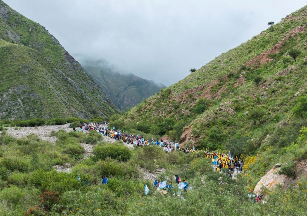 Peregrinación a Punta Corral en Tumbaya, Jujuy | Foto: Walter Reinaga