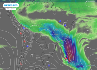  Semana termina com formação de ciclone e aumento das chuvas no Brasil: Região Sudeste será a mais impactada