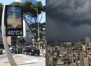 Semana termina com calor de 40°C e pancadas de chuva em 4 regiões do Brasil; confira a previsão